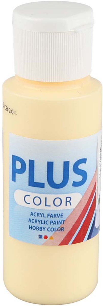 Plus Color acrylverf, light yellow, 60ml [HOB-39663]